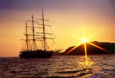 Lord Nelson at Sunset